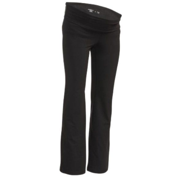 Old Navy Pants - 🌿🎉HP🎉 Old Navy Maternity Rollover Waist PowerChill Bootcut Leggings [MM]🌿